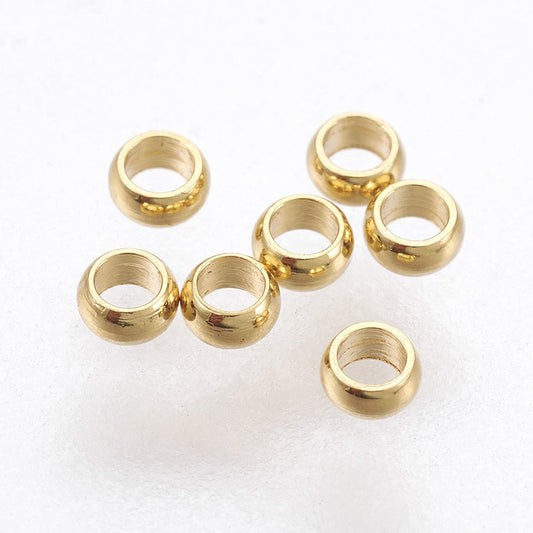 Crimp Bead 316SS 1.9mm Hole 1mm 300pc