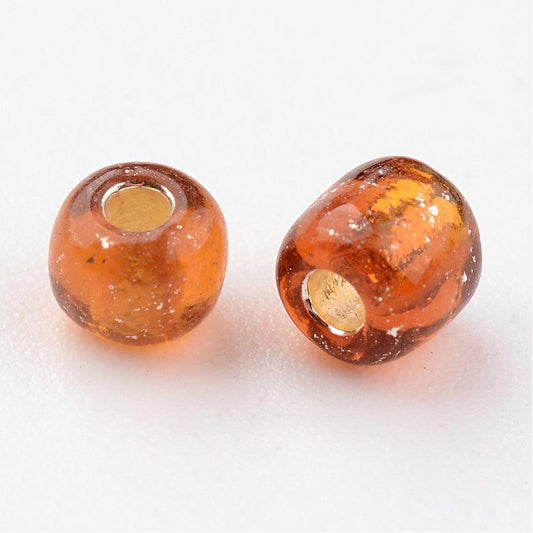 Glass Seed Bead S/L Brown 6/0