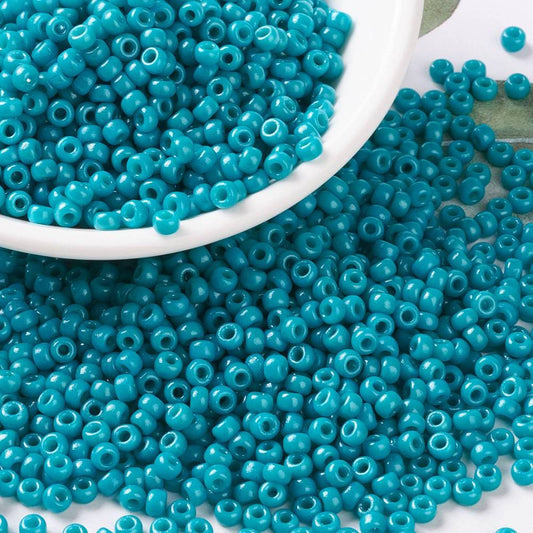 MIYUKI Seed Bead 8/0 Duracoat Opaque Azure 10g