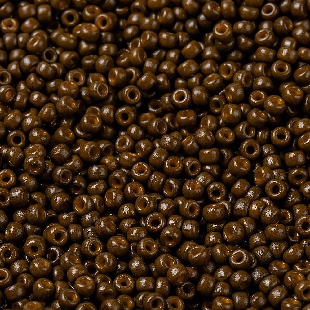 MIYUKI Seed Bead 8/0 Duracoat Opaque Cognac 10g