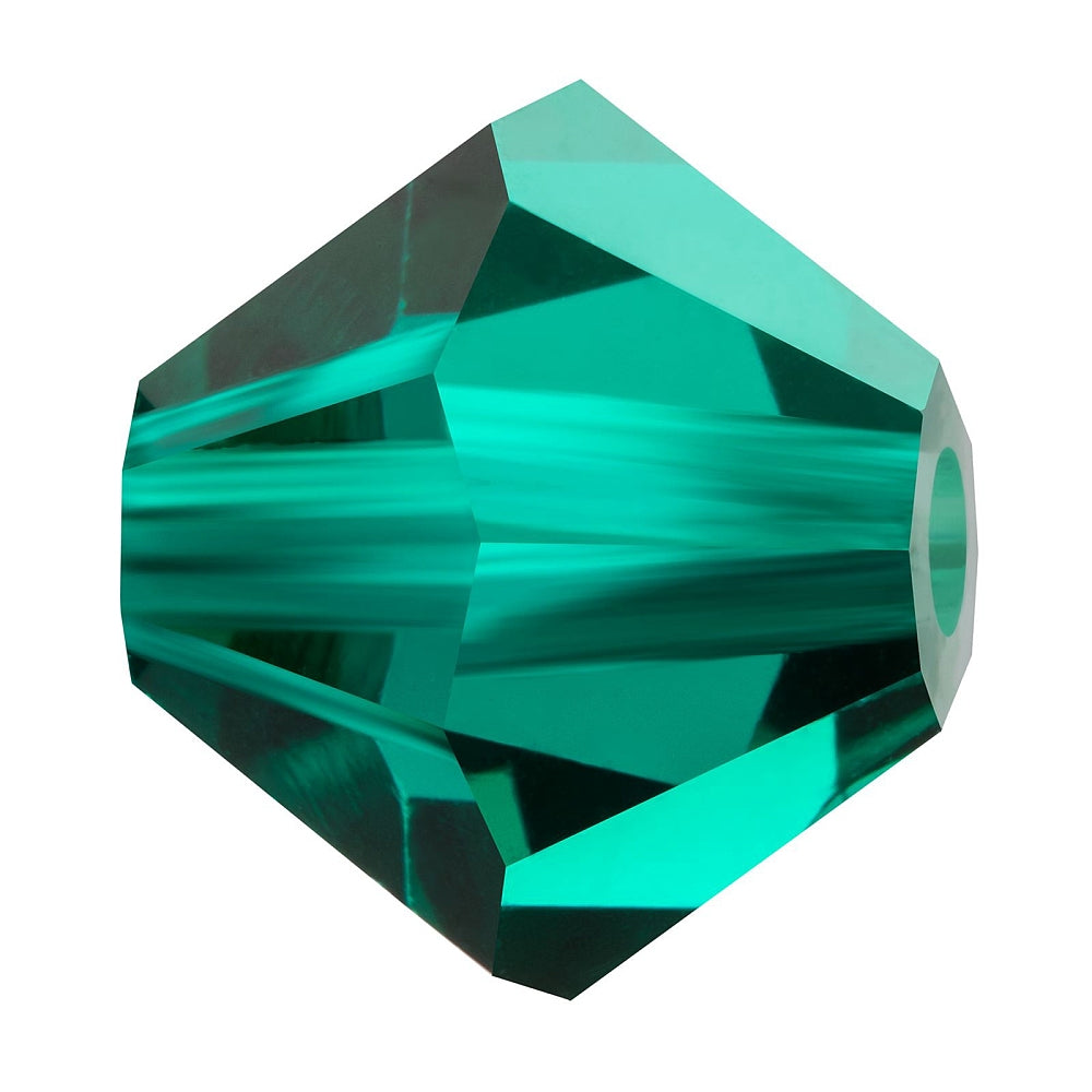 Preciosa® Crystal Bicone Emerald 6mm 144pc