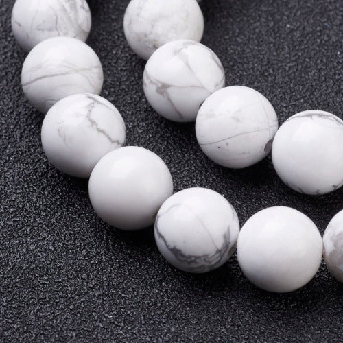 Howlite Gemstone Beads - All Sizes - Witches Ink LTD - O/A Crystals and Sun Signs