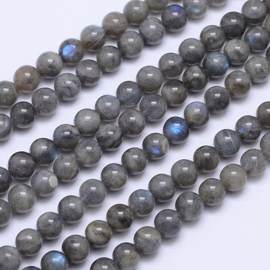 Labradorite Gemstone Beads - All Sizes - Witches Ink LTD - O/A Crystals and Sun Signs