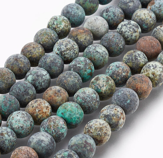 african turquoise frosted bead store