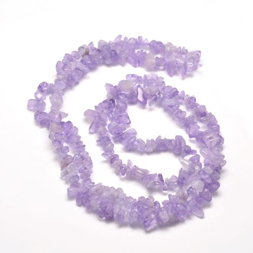 Amethyst Gemstone Chip Beads - Witches Ink LTD - O/A Crystals and Sun Signs