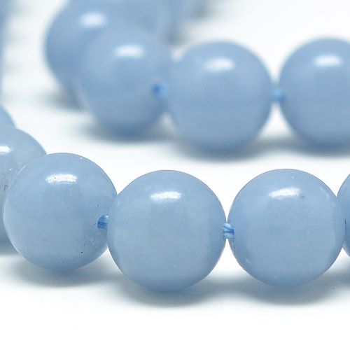 Angelite Gemstone Bead | Alberta Bead Store