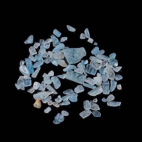 Aquamarine Gemstone Chip Beads No Hole | Alberta Bead Store