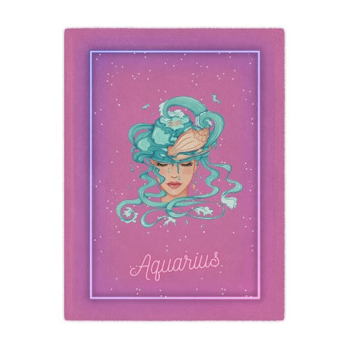 Astrology Plush Blankets 50x60 - Premium from Crystals and Sun Signs Co - Shop now at Crystals and Sun Signs Co