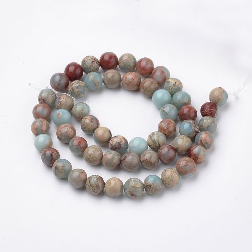 Aqua Terra Jasper Gemstone Beads - All Sizes | Crystals and Sun Signs Co
