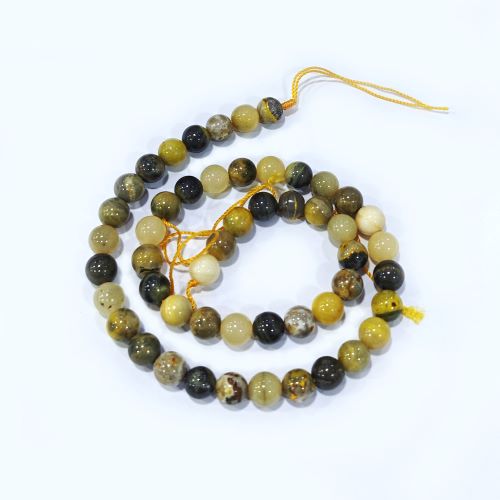 Bumblebee Jasper Gemstone Bead | Crystals and Sun Signs Co