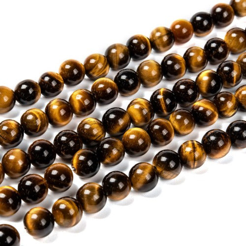 Tiger Eye Gemstone Beads - All Sizes - Witches Ink LTD - O/A Crystals and Sun Signs