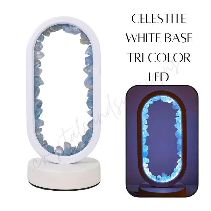 Gemstone LED Light Ring - Witches Ink LTD - O/A Crystals and Sun Signs