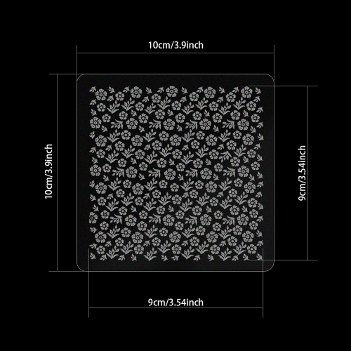 Clay Texture Board Flower 2pc | Alberta Bead Store