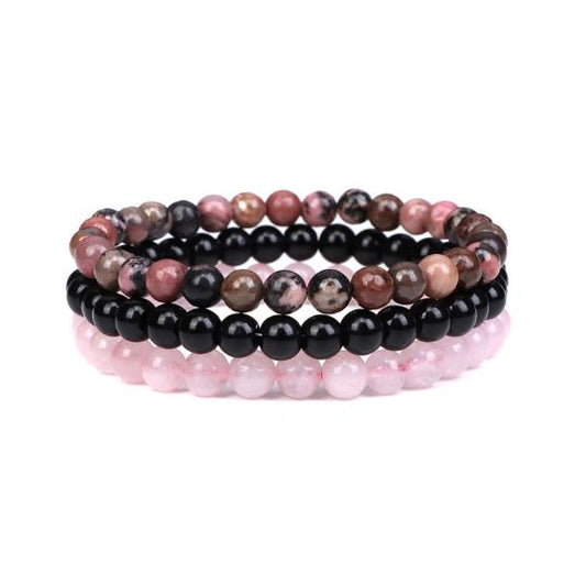Self-Love Gemstone Bracelet Stack Set - Witches Ink LTD - O/A Crystals and Sun Signs