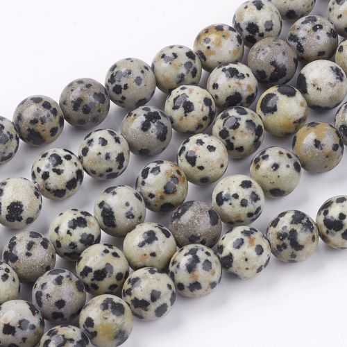Dalmatian Jasper Gemstone Beads - All Sizes - Witches Ink LTD - O/A Crystals and Sun Signs