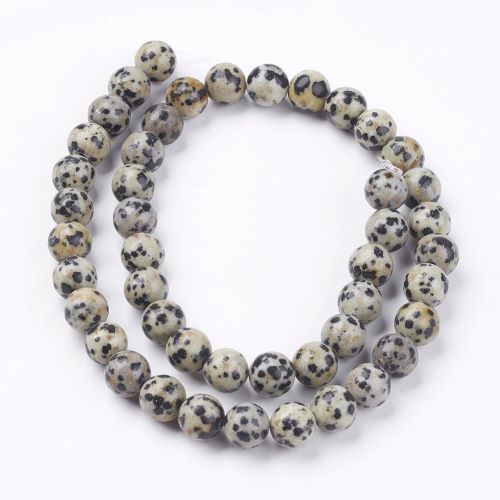 Dalmatian Jasper Gemstone Bead | Alberta Bead Store