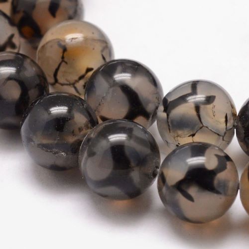 Dragon Vein Gemstone Bead | Alberta Bead Store