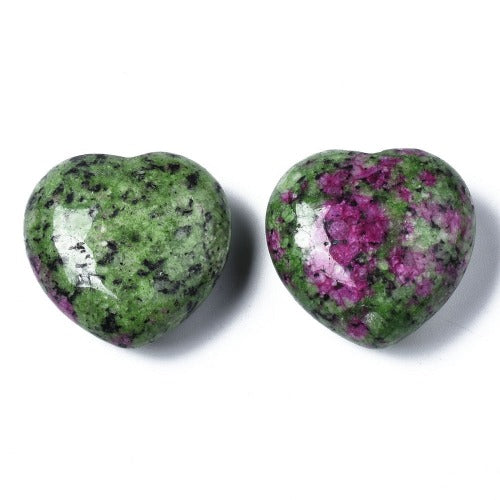 Gemstone Pocket Hearts - Witches Ink LTD - O/A Crystals and Sun Signs