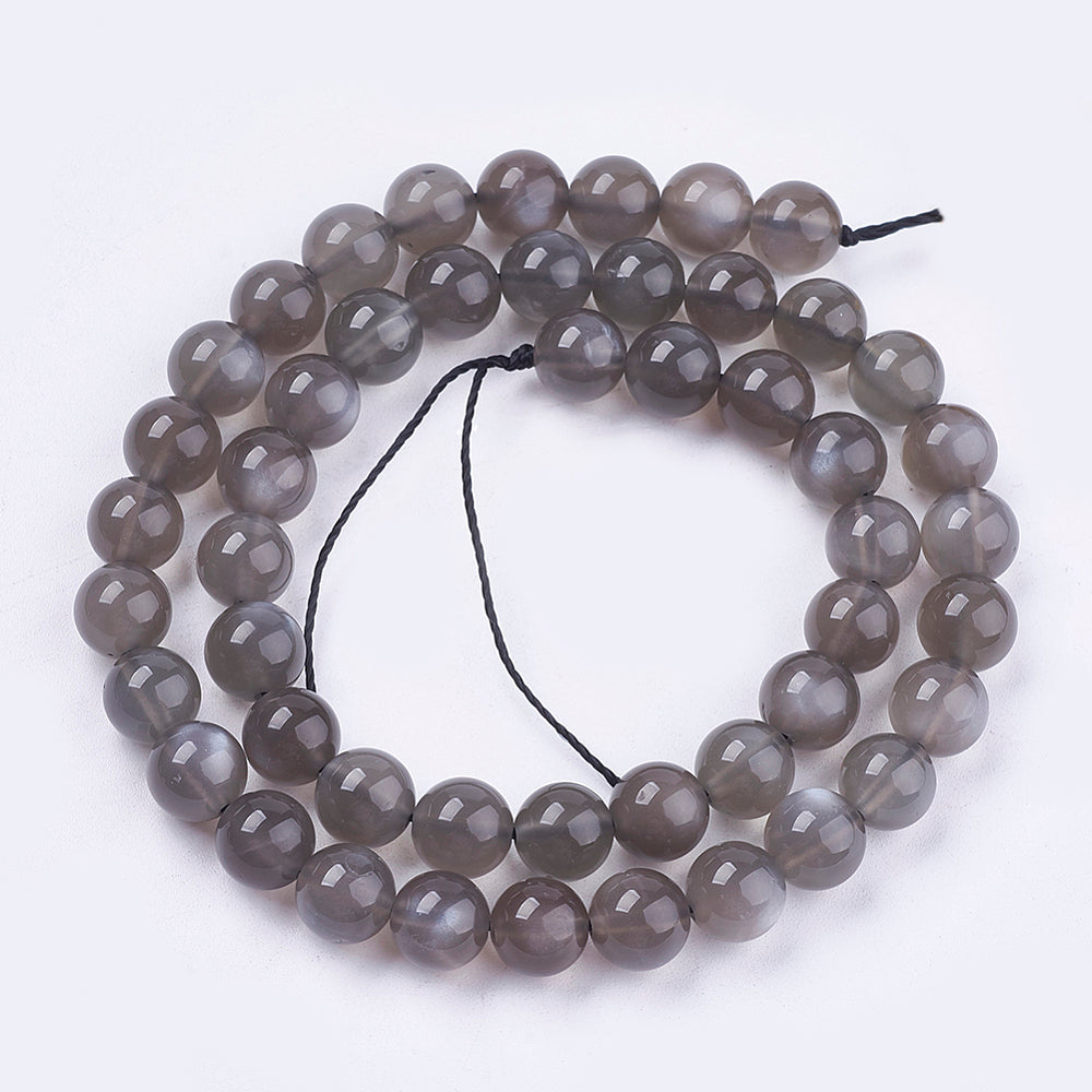 Black Moonstone Gemstone Bead - all Sizes | Crystals and Sun Signs Co