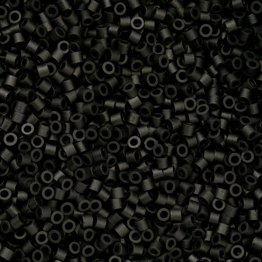 Cylin Bead 11/0 Black Matte - Alberta Bead Store