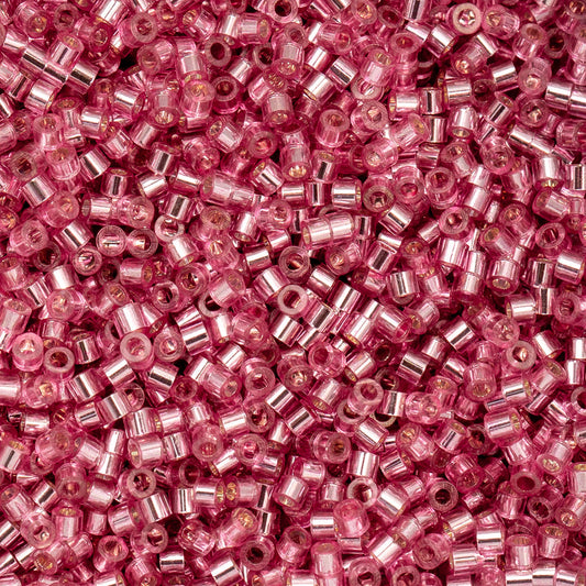 Cylin Bead 11/0 Dark Pink Rose S/L - Alberta Bead Store