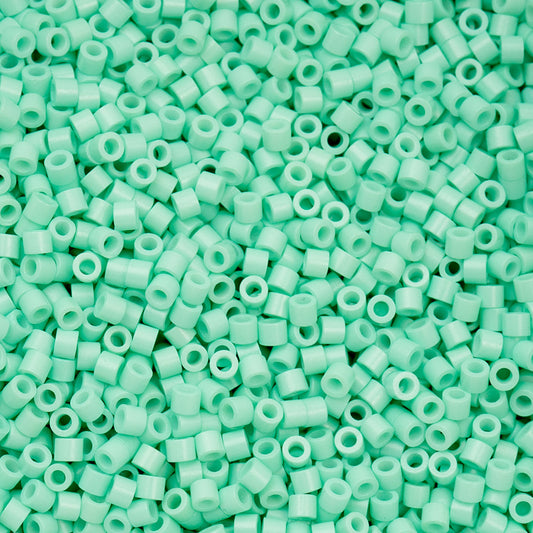 Cylin Bead 11/0 Opaque Seafoam - Alberta Bead Store