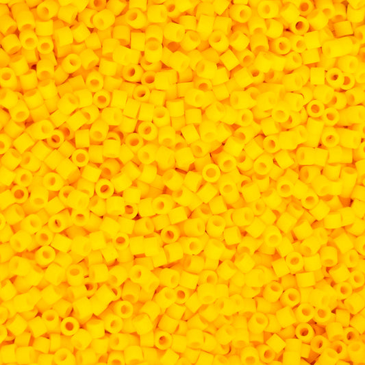 Cylin Bead 11/0 Opaque Butterlight Matte - Alberta Bead Store