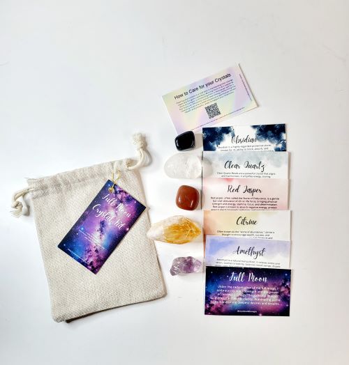 Full Moon Gemstone Kit | Crystals and Sun Signs