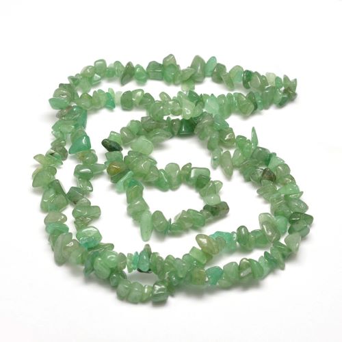 Green Aventurine Gemstone Chip Beads | Alberta Bead Store