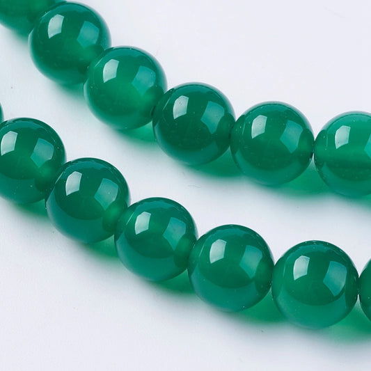 Green Onyx Gemstone Beads | Crystals and Sun Signs Co