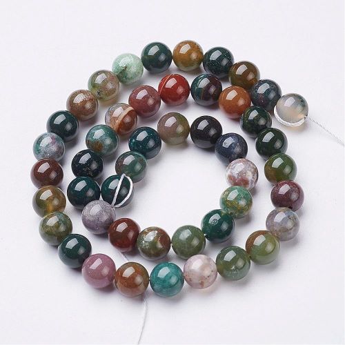 Indian Agate Gemstone Beads | Alberta Bead Store
