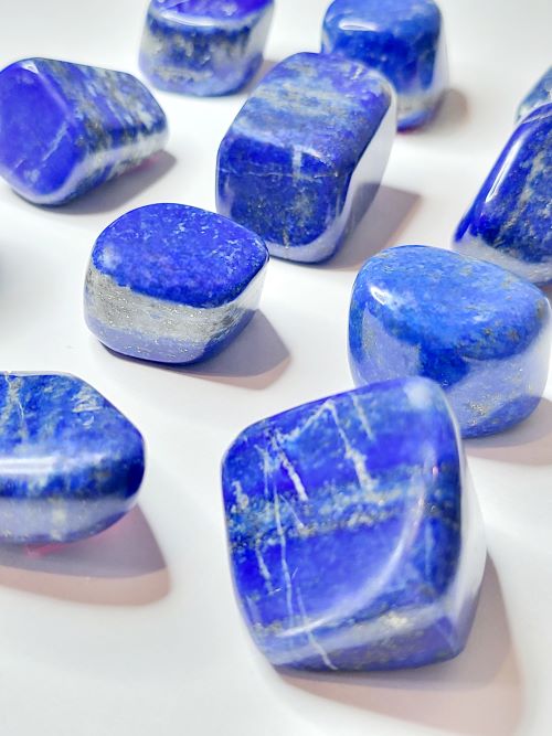 Lapis Lazuli Gemstone Tumbled | Crystals and Sun Signs Co