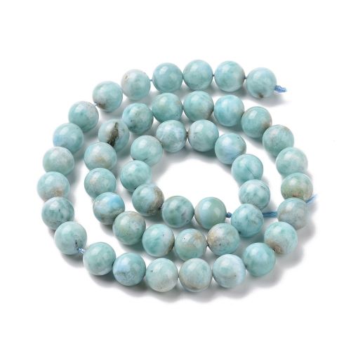Larimar Gemstone Bead | Crystals and Sun Signs Co