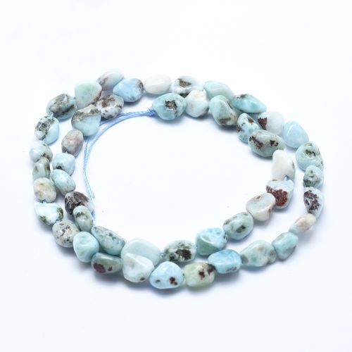 Larimar Gemstone Nugget Bead | Crystals and Sun Signs Co