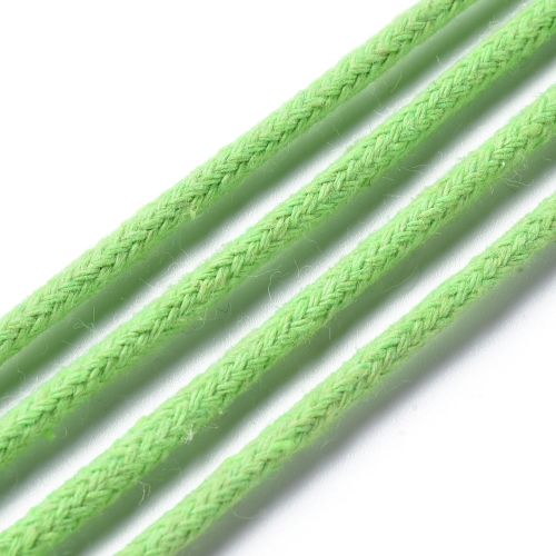 Macrame Cotton Cord Lime Green 3MM 50M Roll | Alberta Bead Store