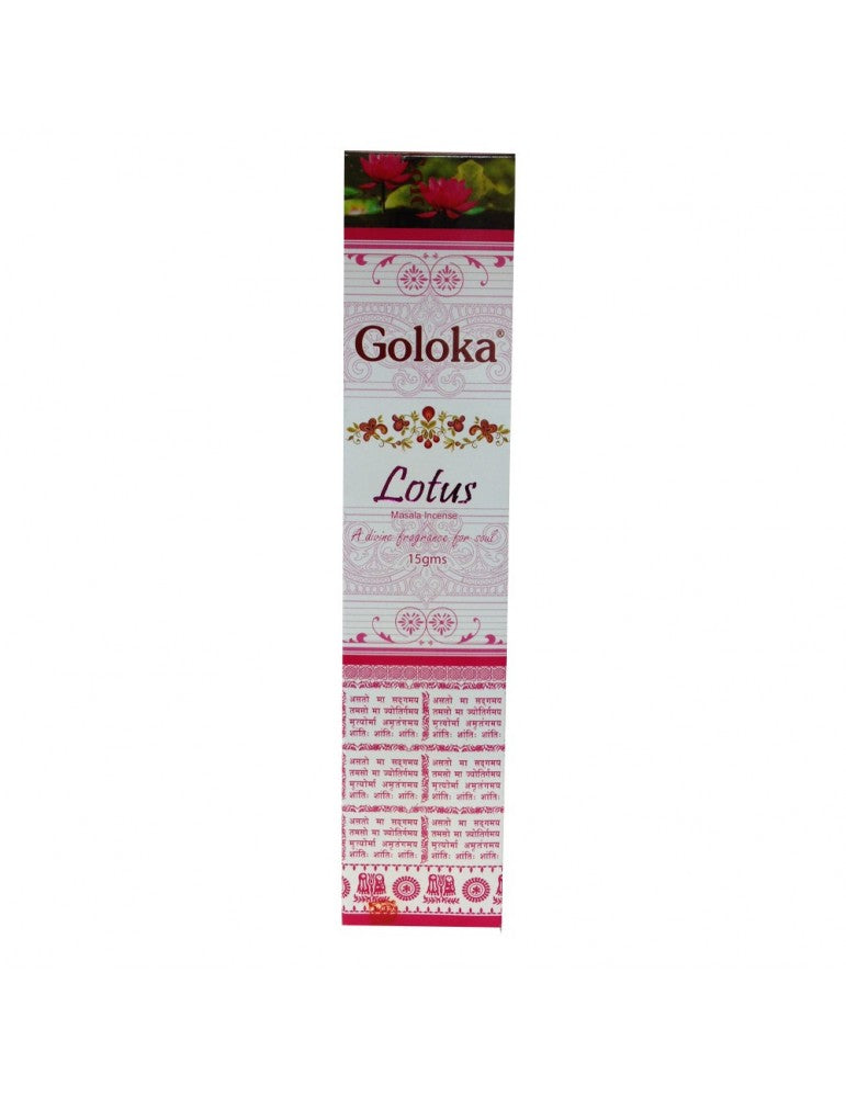 Goloka Lotus Incense - Premium from Goloka Malasha Incense - Shop now at Crystals and Sun Signs Co