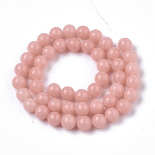 Luminous Stone Salmon Bead | Crystals and Sun Signs Co