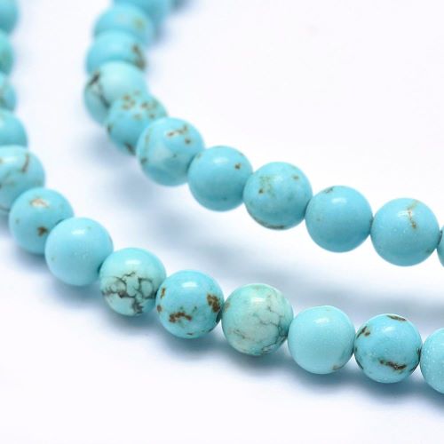 Magnesite Turquoise Gemstone Bead | Alberta Bead Store