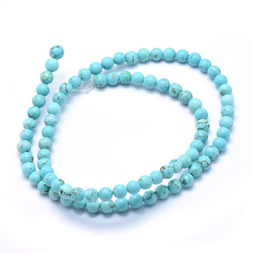 Magnesite Turquoise Gemstone Bead | Alberta Bead Store