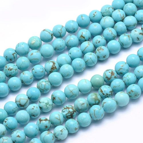 Magnesite Turquoise Gemstone Bead | Alberta Bead Store