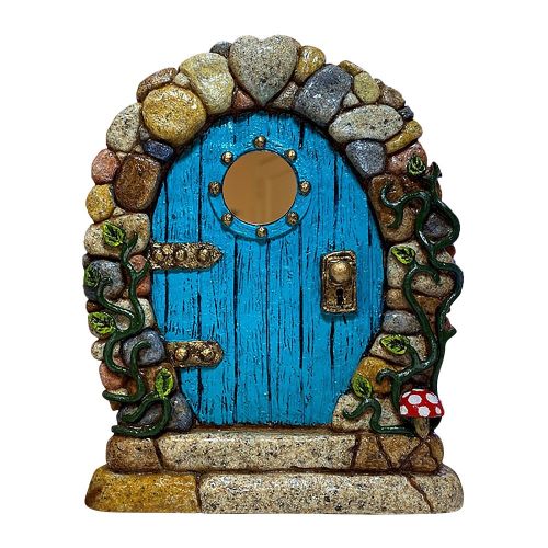 Garden Fairy Door Royal Blue 1pc | Alberta Bead Store