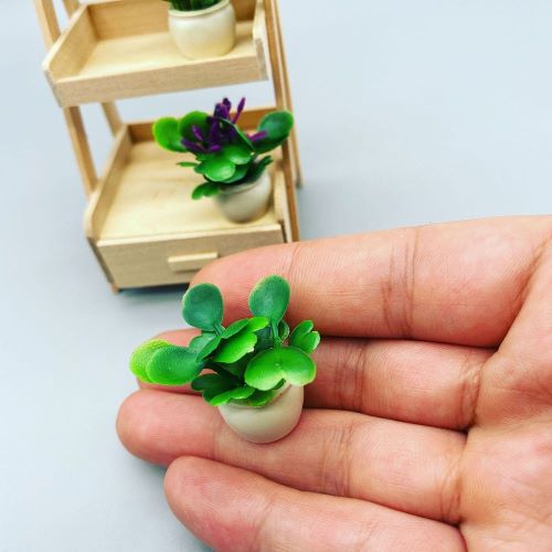 Miniature Artificial Bonsai Plant 2pcs | Alberta Bead Store