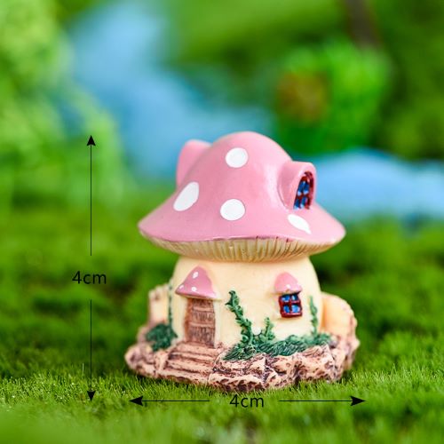 Miniature Mushroom Houses for Fairy Garden 1pc | Alberta Bead Store