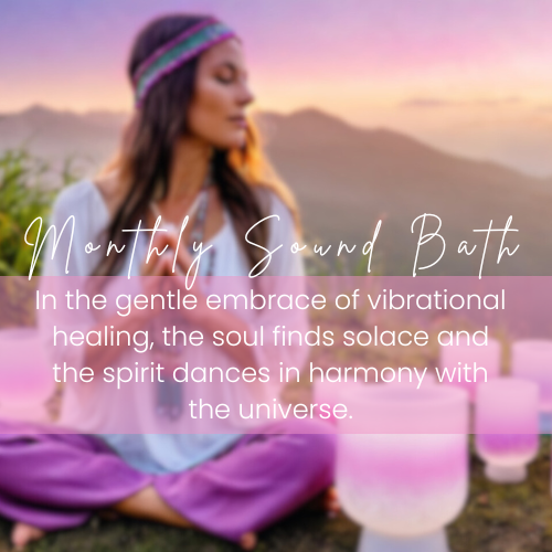 Monthly Sound Bath - Oct 6 | Crystals and Sun Signs Co