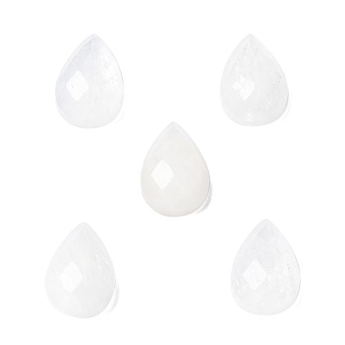 Moonstone Faceted Cabochon Tear Drop Shape - Witches Ink LTD - O/A Crystals and Sun Signs