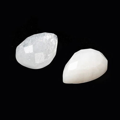 Moonstone Faceted Cabochon Tear Drop Shape - Witches Ink LTD - O/A Crystals and Sun Signs