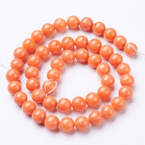 Mashan Orange Jade Gemstone Beads | Alberta Bead Store