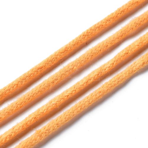 Macrame Cotton Cord Orange 3MM 50M Roll | Alberta Bead Store