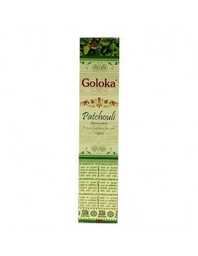 Goloka Patchouli Incense - Premium from Goloka Malasha Incense - Shop now at Crystals and Sun Signs Co