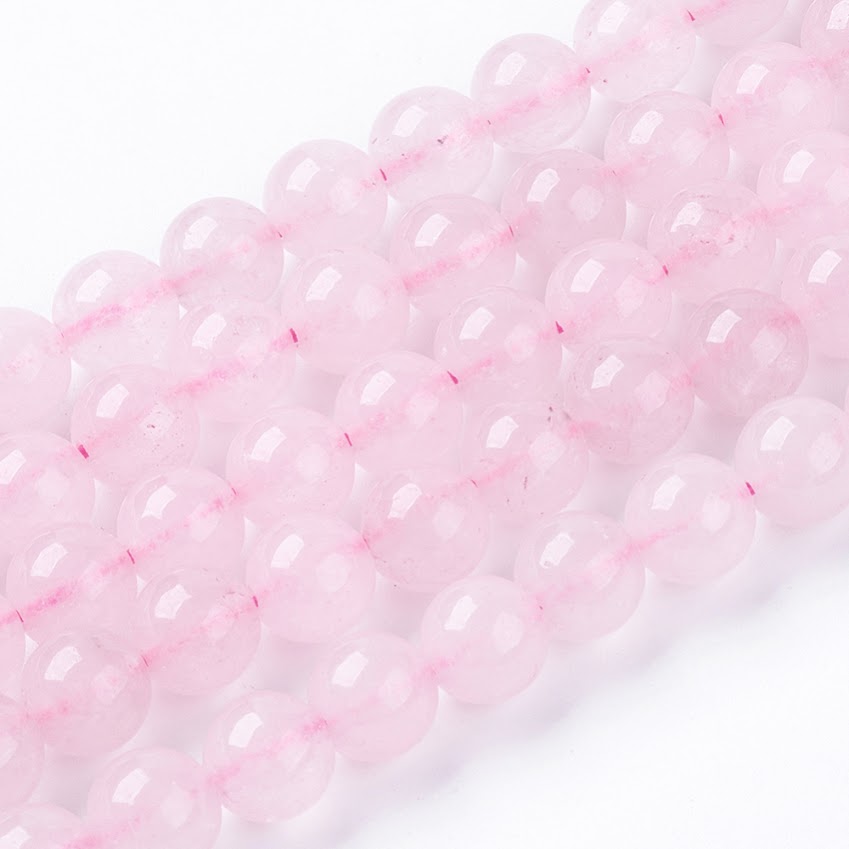 Rose Quartz Gemstone Bead | Alberta Bead Store